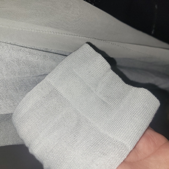 Laura Pale Sage Colored Open Front Cardigan - Picture 7 of 7